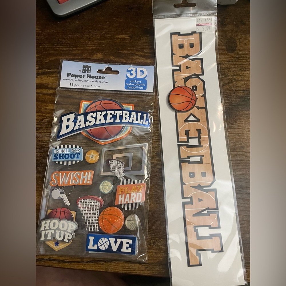 Paper House Productions Sports/Prom 3D sticker bundle!! All new!